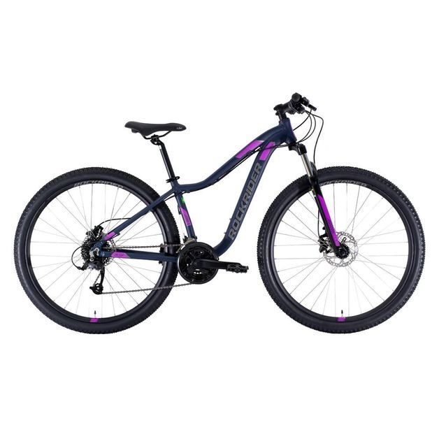 Bicicleta Btwin Rockrider St120 Tm Aro 29 Susp. Dianteira 21 Marchas - Roxo